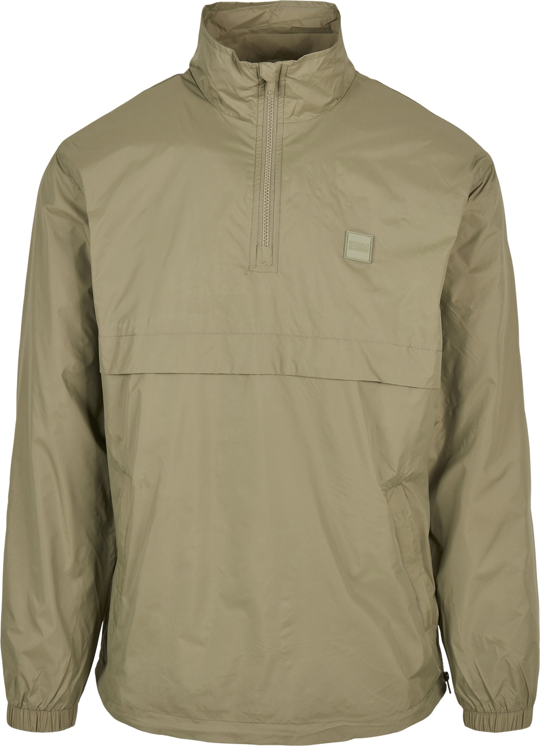 Urban Classics Jacke Stand Up Collar Pull Over Jacke Khaki - Herren / Unisex