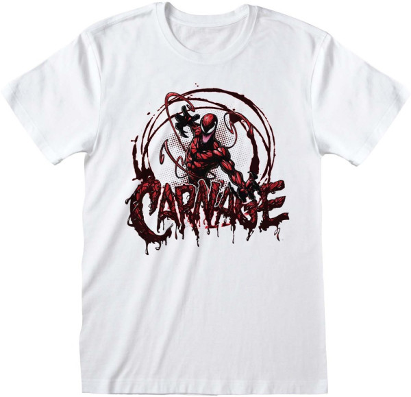 Marvel Comics - Spider-man Carnage T-Shirt White
