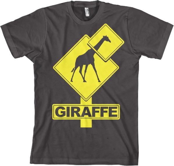 Hybris Giraffe Sign T-Shirt Dark-Grey