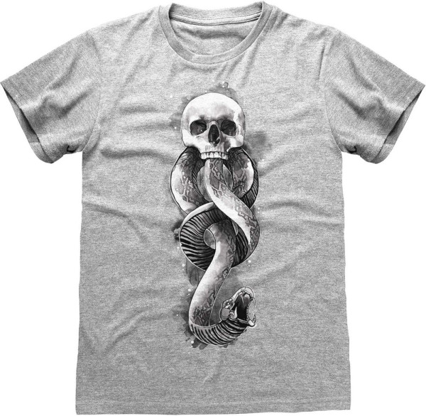 Harry Potter - Dark Arts Snake T-Shirt Heather Grey