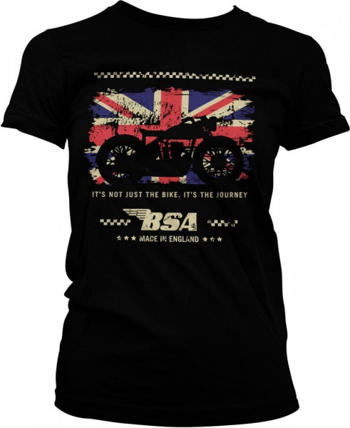 BSA Motor Cycles The Journey Girly Tee Damen T-Shirt Black