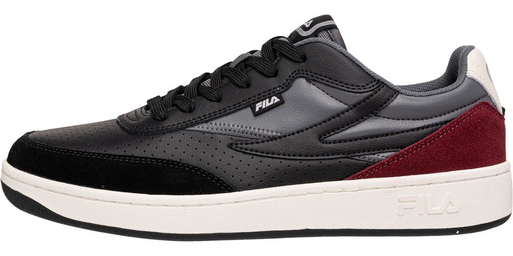 Fila Tennis Sneaker Fila Sevaro Cb Black Tawny Port Shoes Men Lifestyle kustom kult