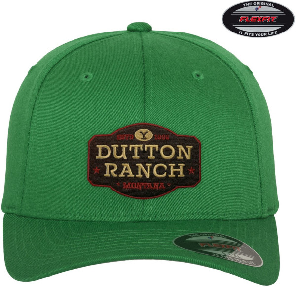 Yellowstone Dutton Ranch Flexfit Cap Green
