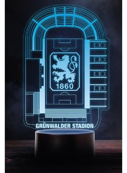 TSV 1860 München LED-Licht Grünwalder Stadion Fussball Weiß