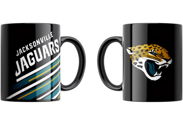 Jacksonville Jaguars Tasse „Stripes“ 330ml American Football NFL Orange