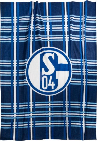 FC Schalke 04 S04 Fleecedecke Fußball Blau