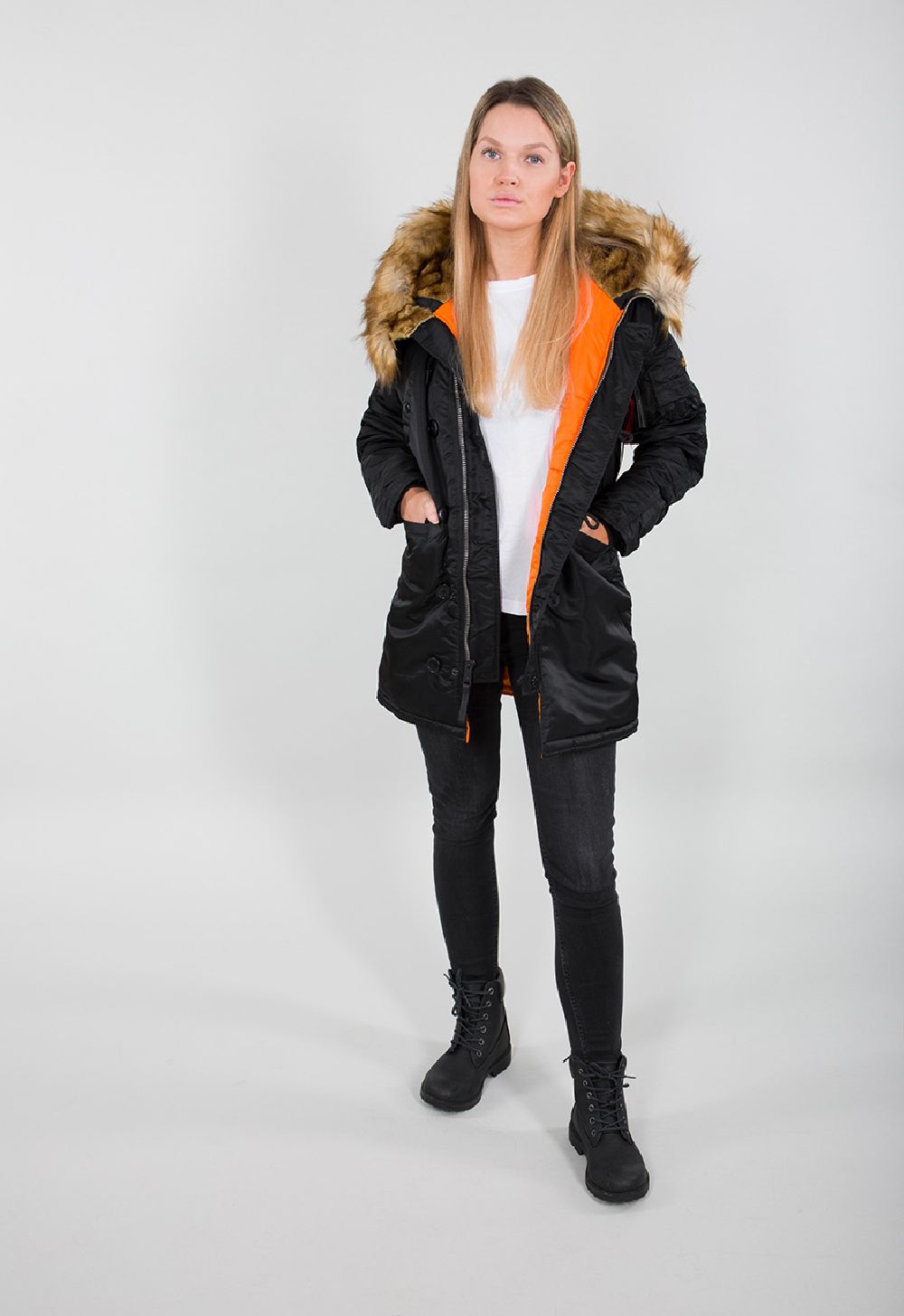 Alpha Industries Damen Jacke N3B VF 59 Women Black Jackets