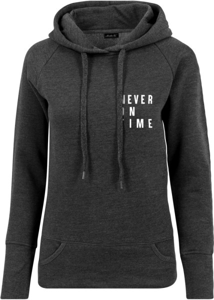 Mister Tee Damen Ladies Never On Time Hoody