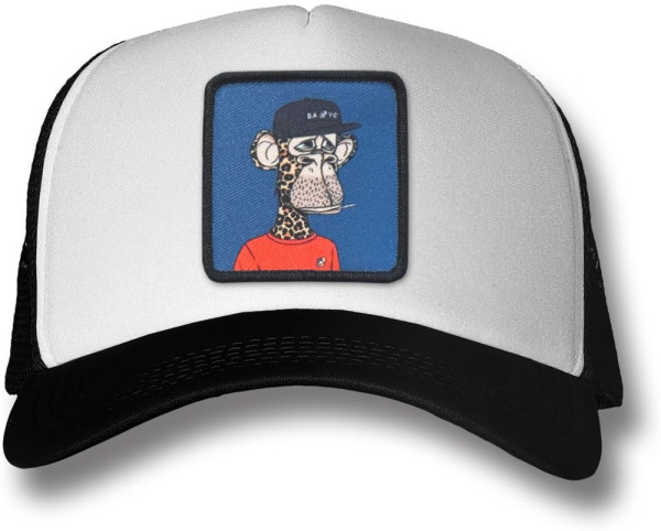 Bored of Directors Ape 3179 - B3 Aka Bansky Iii Trucker Cap White/Black