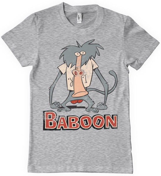 I Am Weasel - Baboon T-Shirt Heathergrey