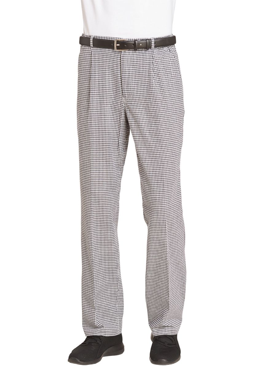 Leiber Herren Koch-/Bäckerhose 12/5550/25 Schwarz/Weiß - Herren / Unisex