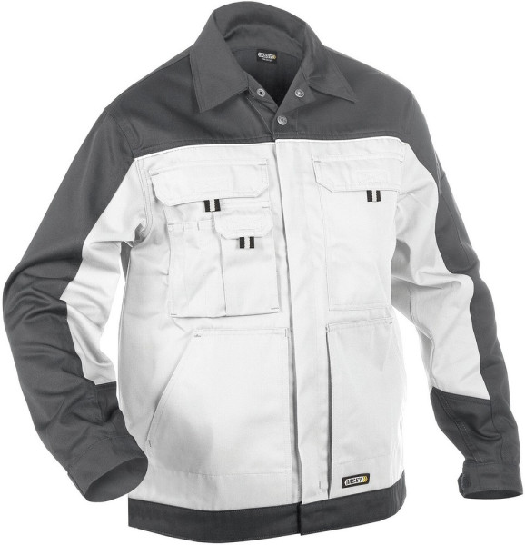 Dassy Zweifarbige Arbeitsjacke Lugano PESCO61 Weiß/Zementgrau