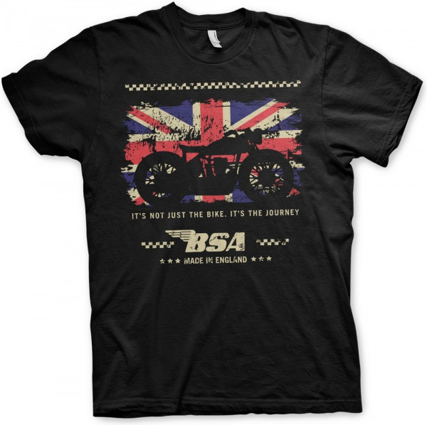 BSA Motor Cycles The Journey T-Shirt Black