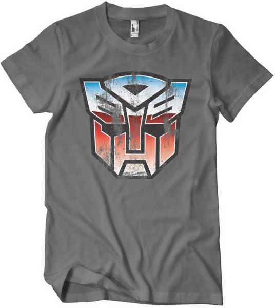 Transformers Distressed Autobot Shield T-Shirt Darkgrey