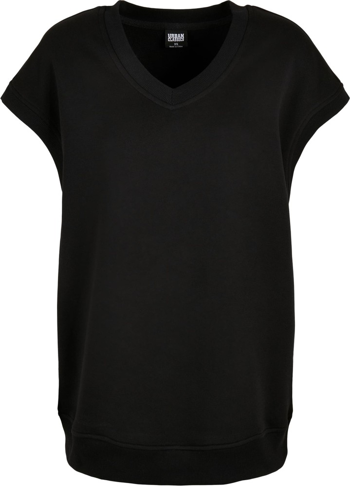 Urban Classics Damen Ladies Oversized Sweat Slipover Schwarz - Damen