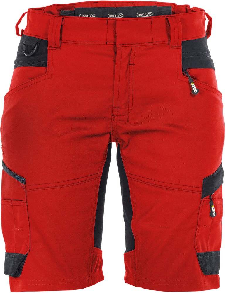 Dassy Arbeitsshorts mit Stretch für Damen Axis Women PESCO41 Rot/Schwarz - Damen