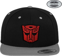 Transformers Autobots 3D Patch Premium Snapback Cap BlackDarkgrey Transformers Autobots 3D Patch Premium Snapback Cap BlackDarkgrey