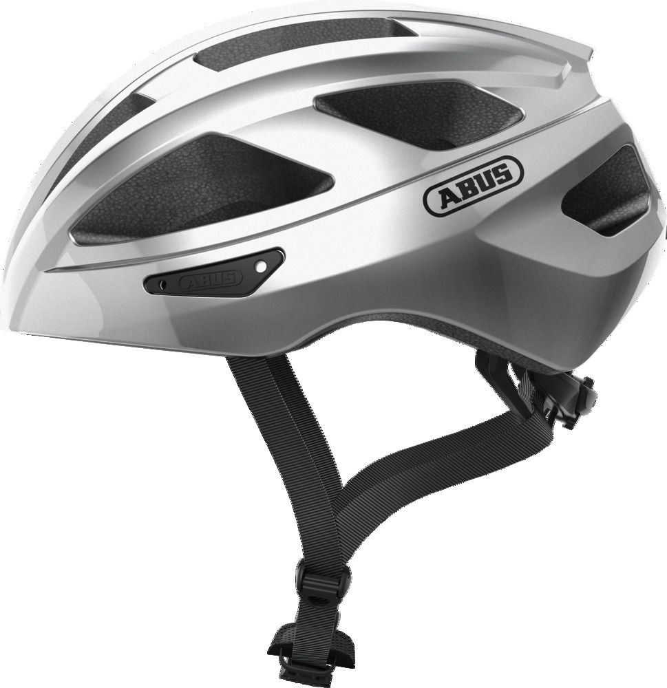 ABUS Fahrradhelm Macator Road Helm 87218P Gleam Silver - Herren / Unisex