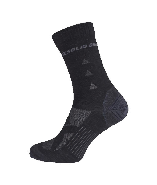 Solid Gear Ultra Dünne Wollsocken Black