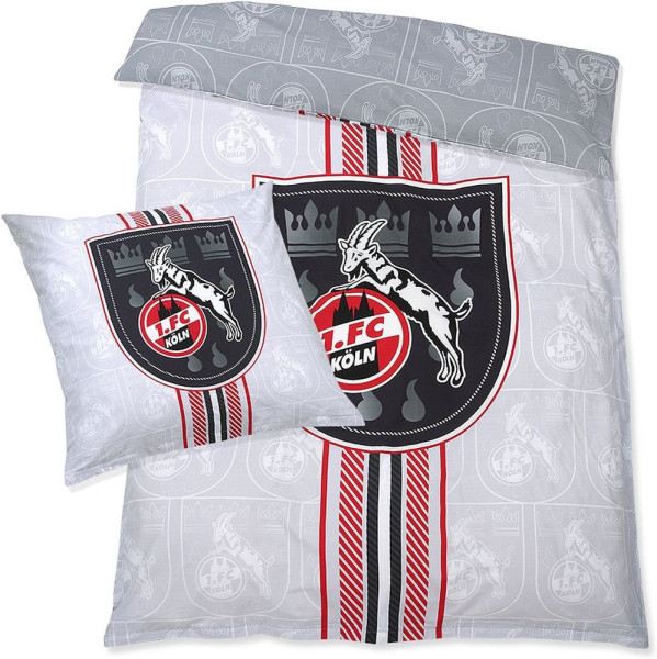 1. FC Köln Bettwäsche Leuchtend Logo & Stadtwappen 4030238