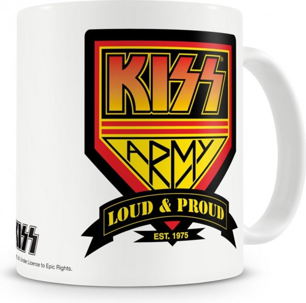 Kiss Army Coffee Mug Kaffeebecher White