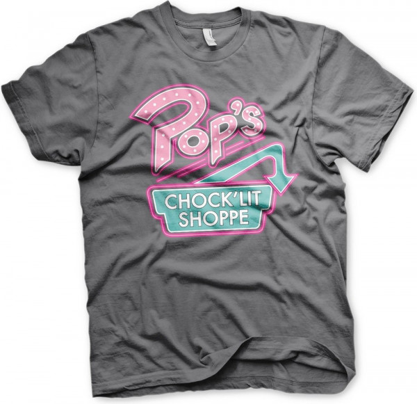Riverdale Pop's Chock'Lit Shoppe T-Shirt Dark-Grey
