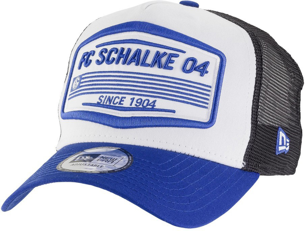 FC Schalke 04 S04 New Era Cap Trucker Fussball Blau Caps / Mützen