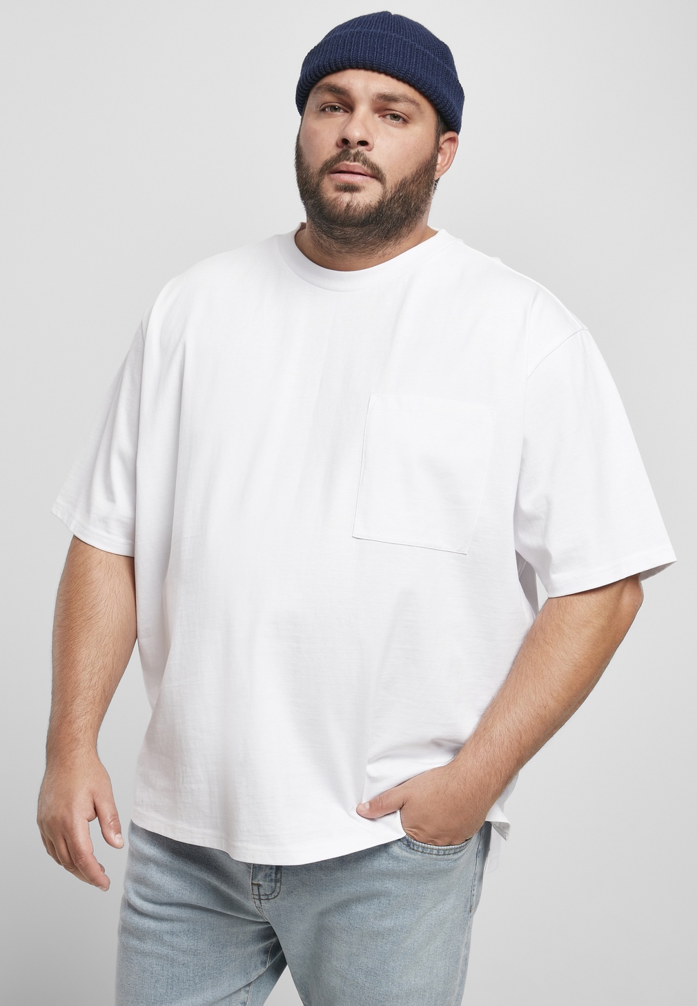 Urban Classics TShirt Heavy Boxy Pocket Tee White TShirts / Tops