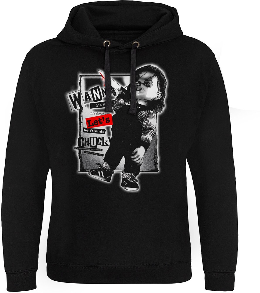 Chucky Let's Be Friends Epic Hoodie Schwarz - Herren / Unisex