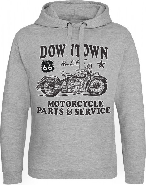 Route 66 Downtown Service Epic Hoodie Heather-Grey