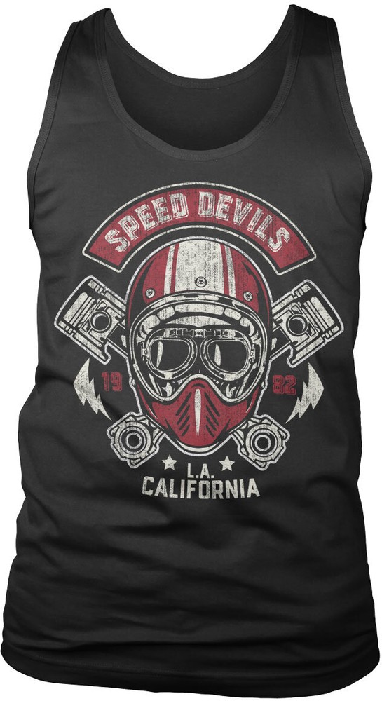 Fuel Devils Speed Devils Tank Top Schwarz - Herren / Unisex