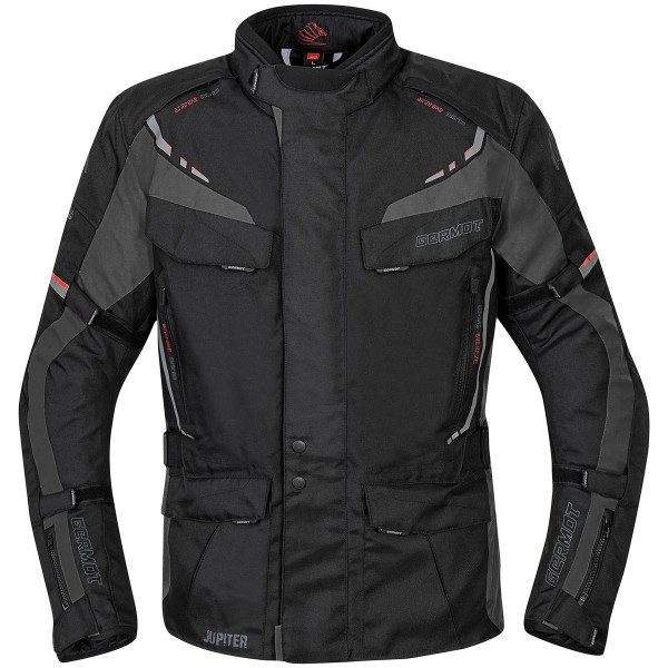 Germot Jacke Textiljacke Jupiter Black/Gray