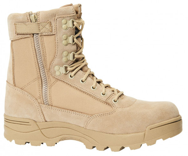 Brandit Schuh Zipper Tactical Boot in Camel