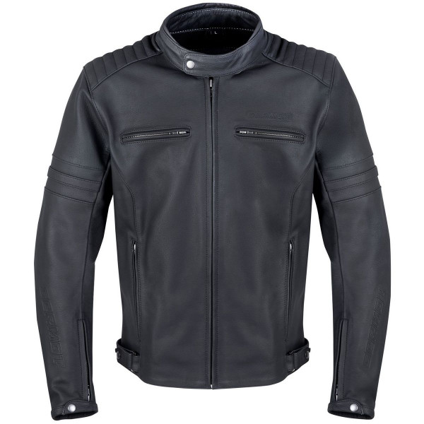 Germot Lederjacke Road Black