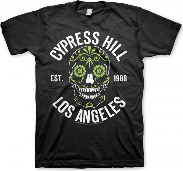 Cypress Hill Sugar Skull T-Shirt Black