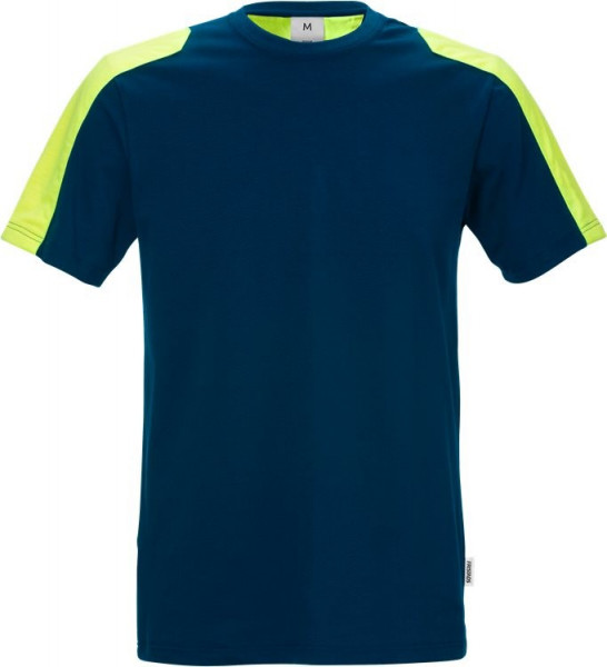 Fristads Kurzarm T-Shirt Stretch-T-Shirt 7447 RTT Marineblau