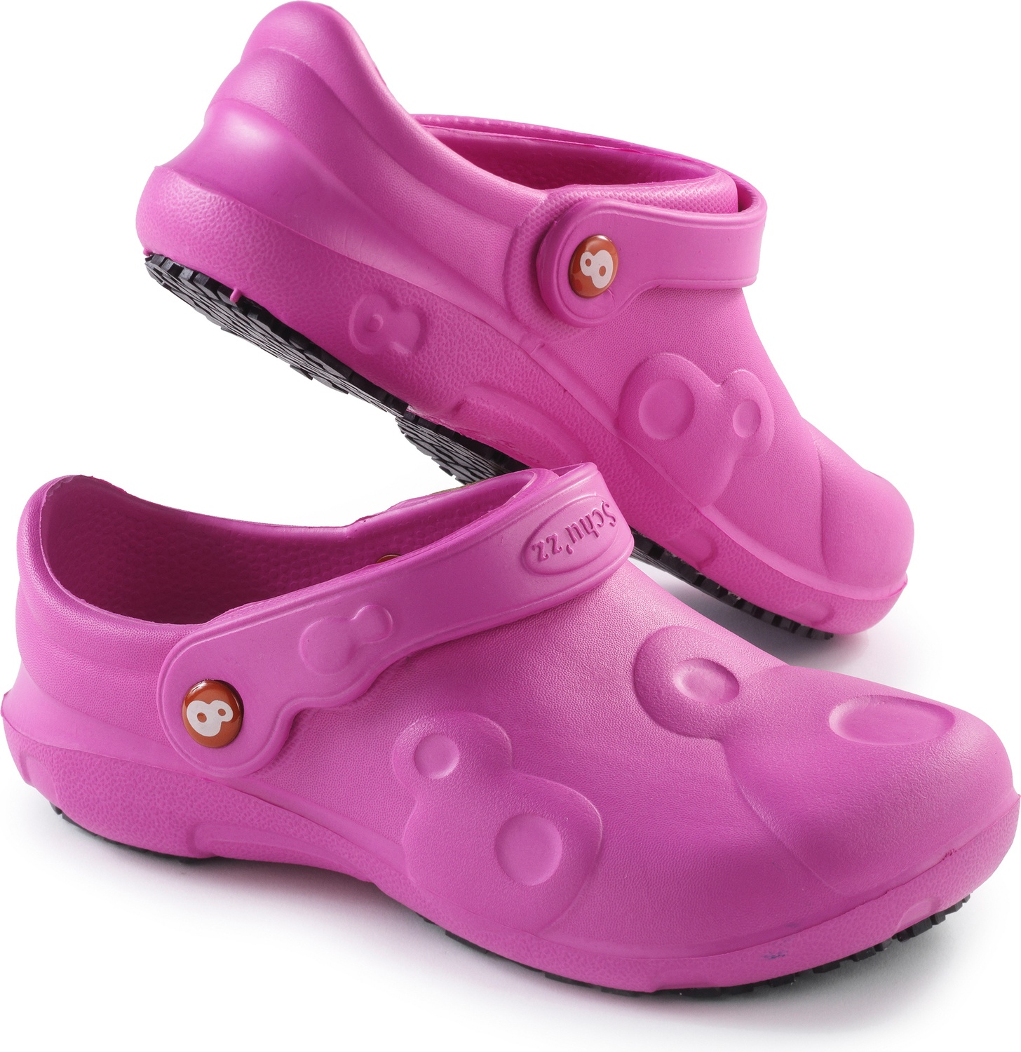 Schu zz Schuzz Damen Clog Berufsschuhe PRO Femme uni CE 20347 Fuchsia Pink Non Safety Work Boots Shoes Workwear kustom kult