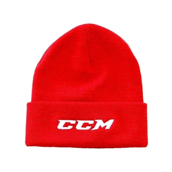 Ccm Mütze Team Knit Beanie Red 82265