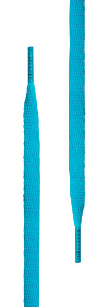 Tubelaces Schnürsenkel White Flat Ocean