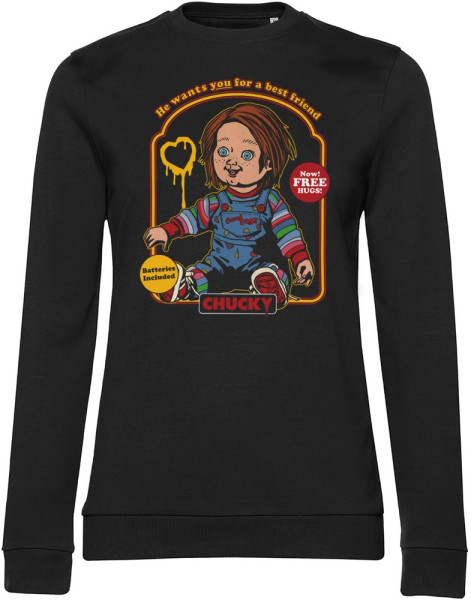 Chucky Damen Sweatshirt Toy Box Girly Sweatshirt UV-53-CKY010-DTF878
