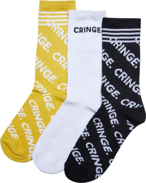 Mister Tee Cringe Socks 3-Pack