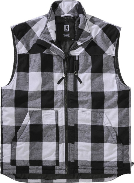 Brandit Herren Weste Lumber Vest White/Black