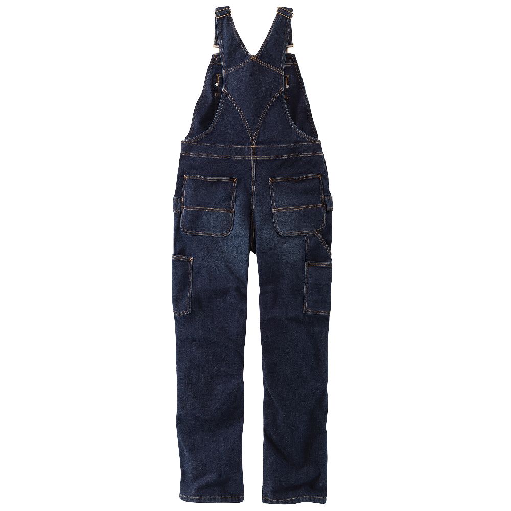Carhartt Damen Latzhose Denim Double Front Bib Overall Midnight