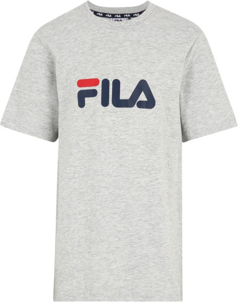 Fila Teens Unisex Kurzarmshirt Solberg Classic Logo Tee Light Grey Melange