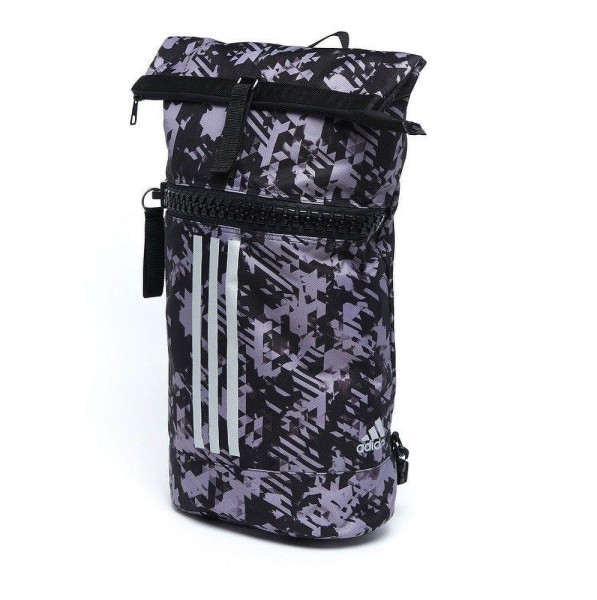 adidas Military Combat Sporttasche Schwarz Camo / Silber-M