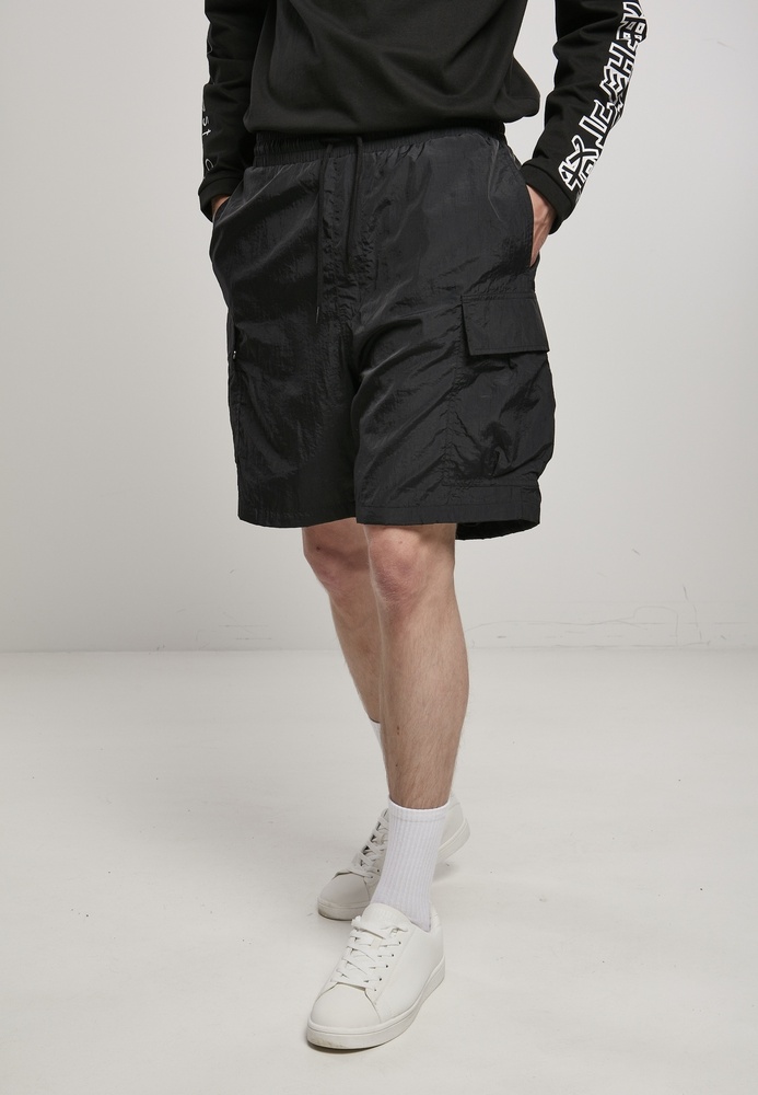 Urban Classics Shorts Nylon Cargo Shorts Schwarz - Herren / Unisex