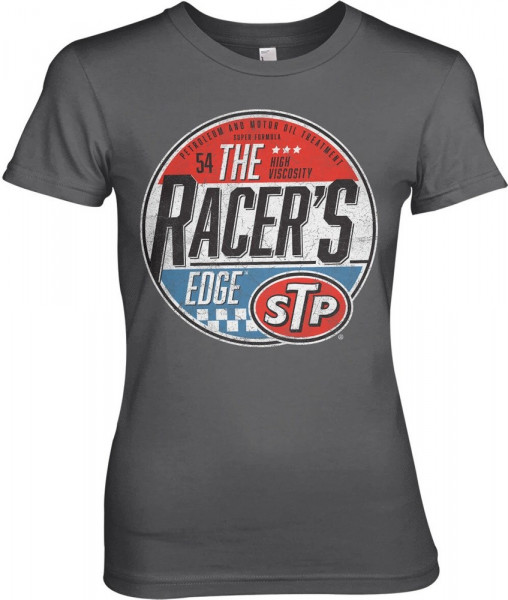 STP The Racer's Edge Girly Tee Damen T-Shirt Dark-Grey