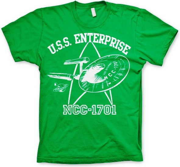Star Trek U.S.S. Enterprise T-Shirt Green