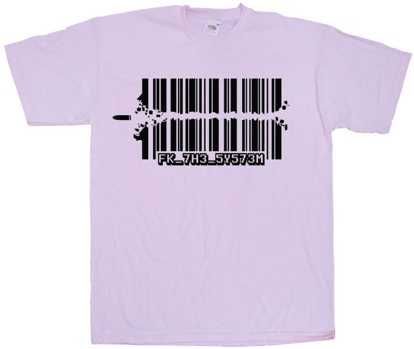 Hybris Fuck The System T-Shirt SH-1-15235-H23-4