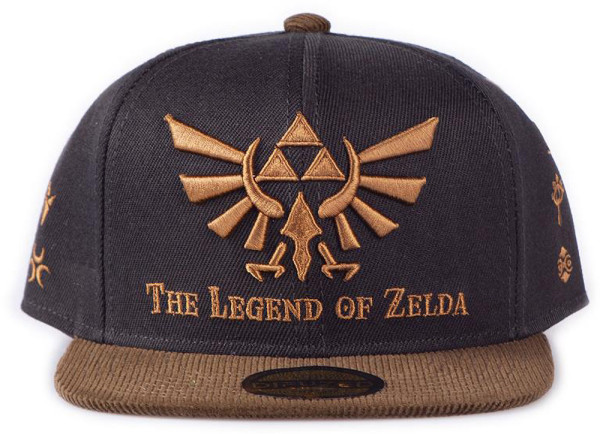 Zelda Badge Snapback in Black